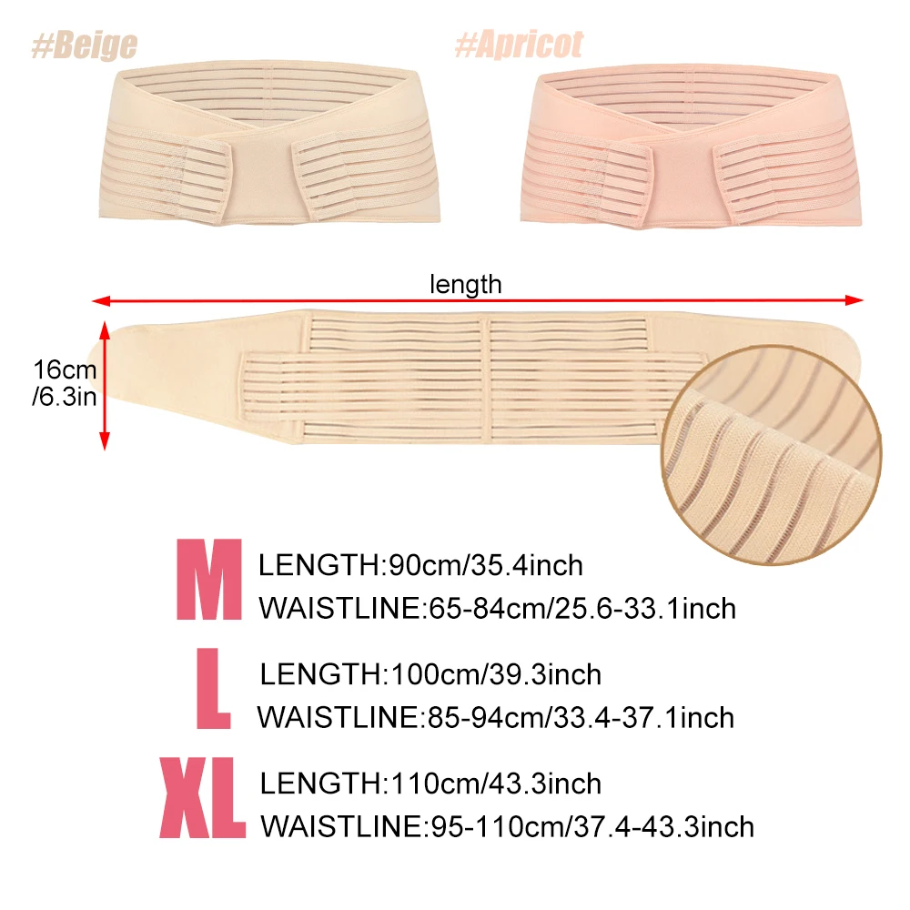 1pc Maternity Belt Pregnancy Support Belt Postpartum Corset Belly Band Postpartum Body Shaper Support Bandage for Pregnant Women