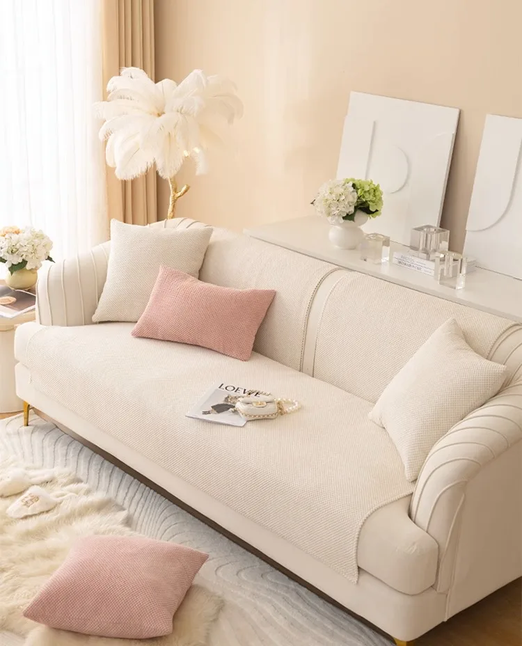 Sofa Cushion Cream Wind Non-Slip Sofa Cover