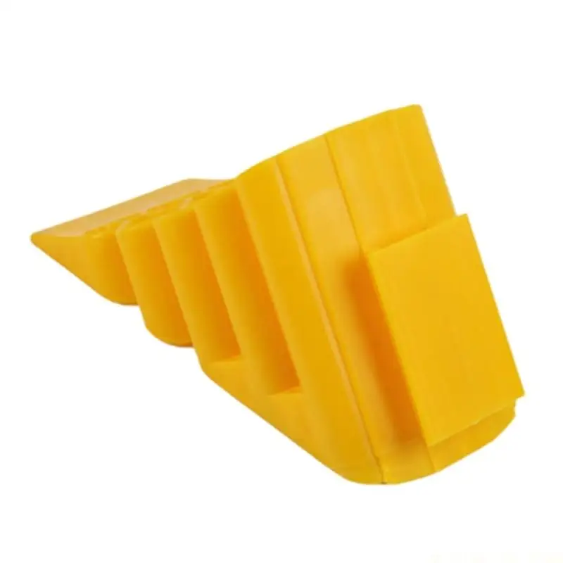 J0MA Wheel Block For Secure Parking Weather Resistant Design Light Weight Vehicle Accessory Wheel Stopper