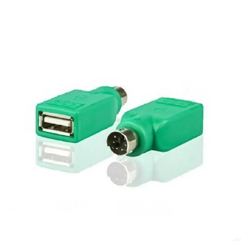 H9EB Keyboards to USB Female Adapter for Round Head Mouse and Keyboard Converter Easy Installation No Software Required