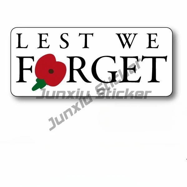 

Lest We Forget Sticker Decal - Honoring Australian Heroes!
