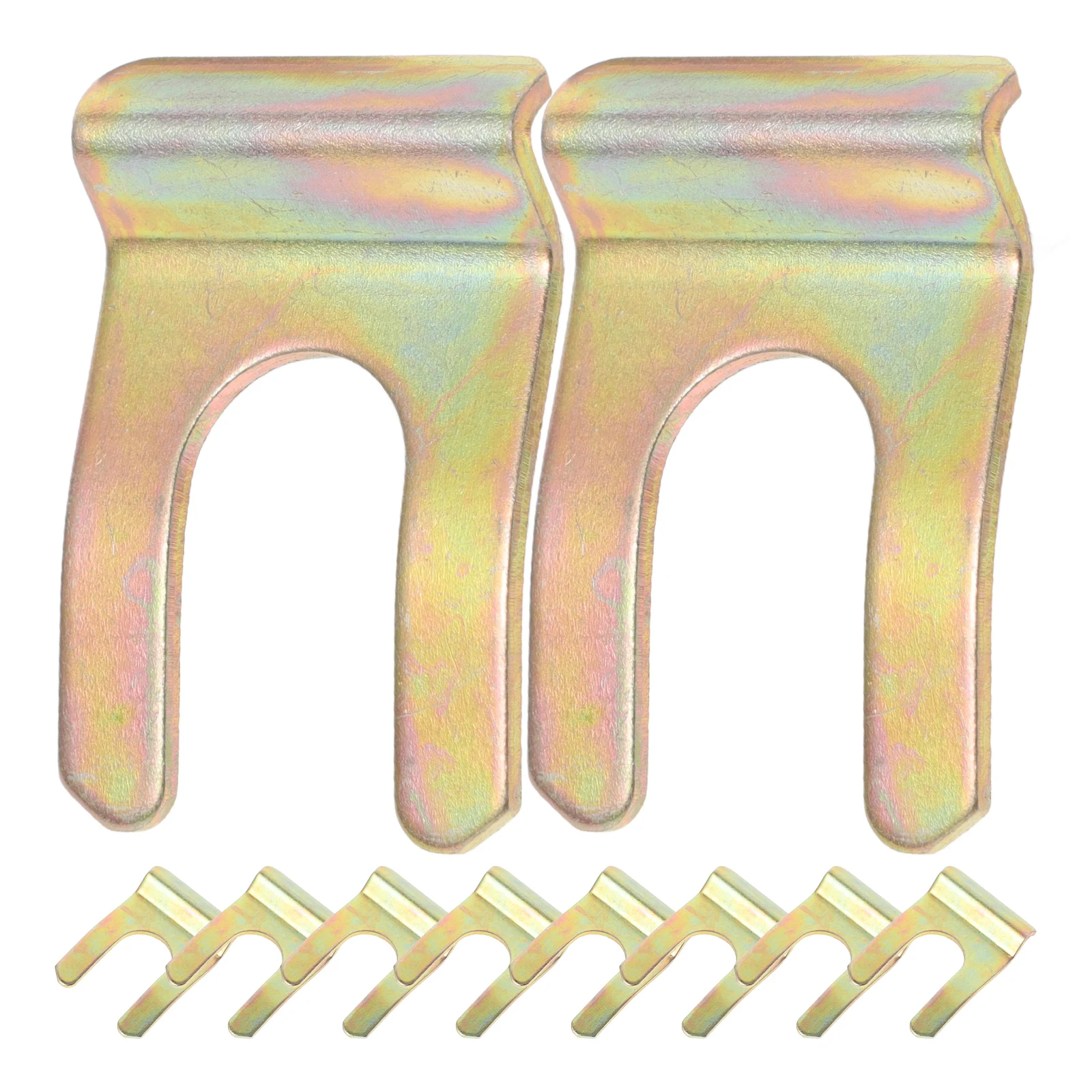 

10 Pcs Car Brake Line Retainer U Shaped Hose Clips Clamps Fastener Durable Iron Easy Installation Auto Parts Accessories