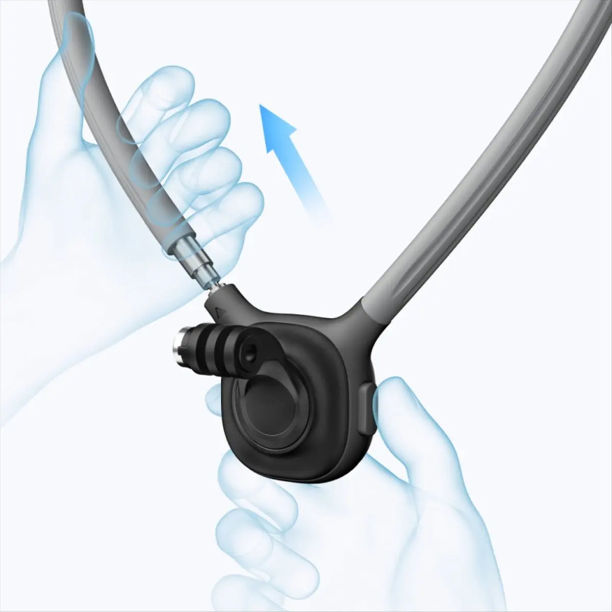 

Крепление на шею AS62 для спортивных камер Shadowstone Insta360 X4/Ace Pro/GO3, крепление для экшн-камер от первого лица