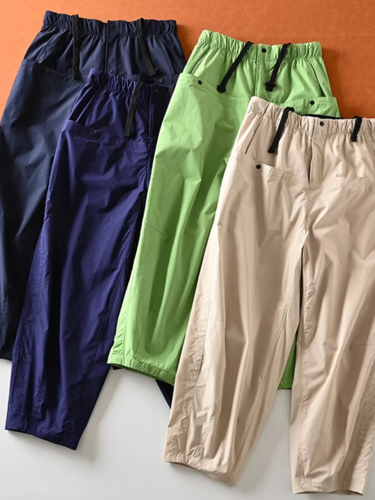 

Свободные женские повседневные брюки для активного отдыха, дышащие, неощутимые как хлопок, из полиэфирного волокна, укороченные, с завышенной талией