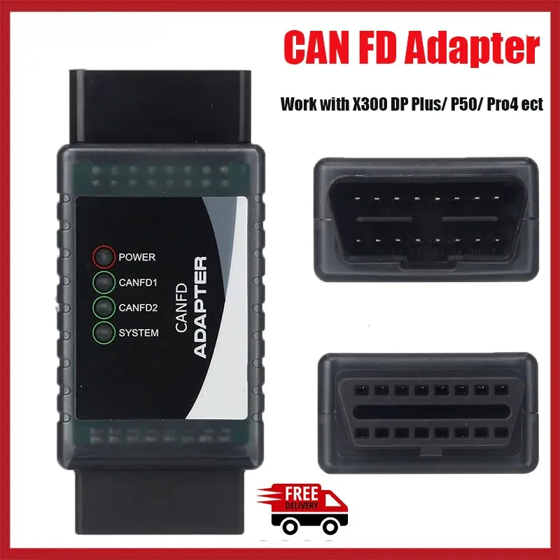 Адаптер CAN FD работает с диагностическим инструментом X300PRO4/X300 DP PLUS для автомобилей Chevrolet, GMC, Buick, Hyundai, Kia и других марок GM с поддержкой Airbag A+