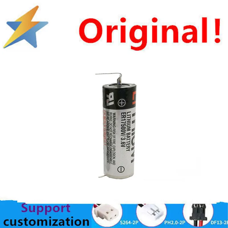 buy more will cheap ER17500V Original with Plug Chuanyu Drive PLC Manipulator Lithium Battery 3.6V 3500MAH