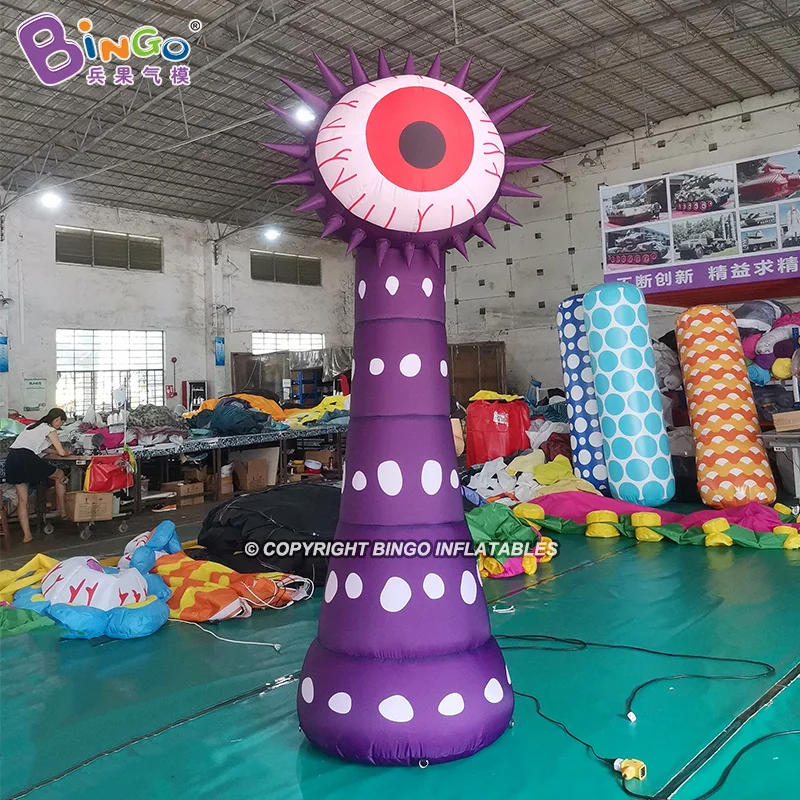 FREE SHIPPING 10ft Inflatable Little Monster-flower Inflatable Single-eye Monster Blow Up Monster Balloon For Decoration-Toys