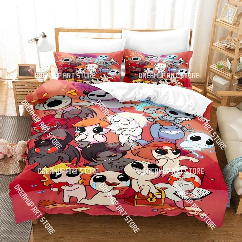 3D Printed The Binding of Isaac Bedding Set for Boys Girls Duvet Cover Pillowcase Twin Queen King Full Single Double Sizes