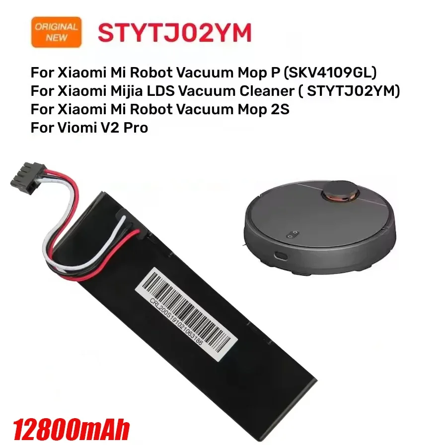 

New STYTJ02YM Battery Original 14.8V for Xiaomi Mijia LDS Vacuum Cleaner,Mi Robot Vacuum-Mop P,Mi Robot Vacuum-Mop 2S/Haier JX37
