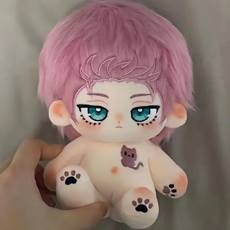 Rin Itoshi 20cm Stuffed Cotton Doll Animation Peripheral COS Blue Lock Cartoon Dressing-up Plush Puppet Kids Adults Gift Toys