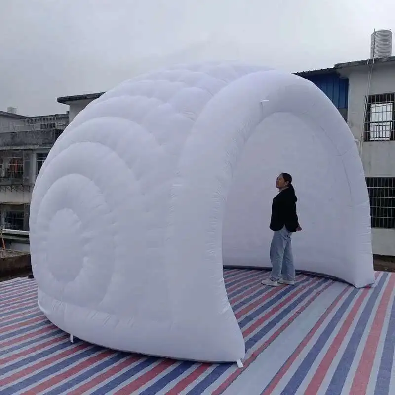 Oxford Iatable Air Dome Newest Custom Honey House Free Igloo With Led Lights Big Bar Tent Wedding Party Event R