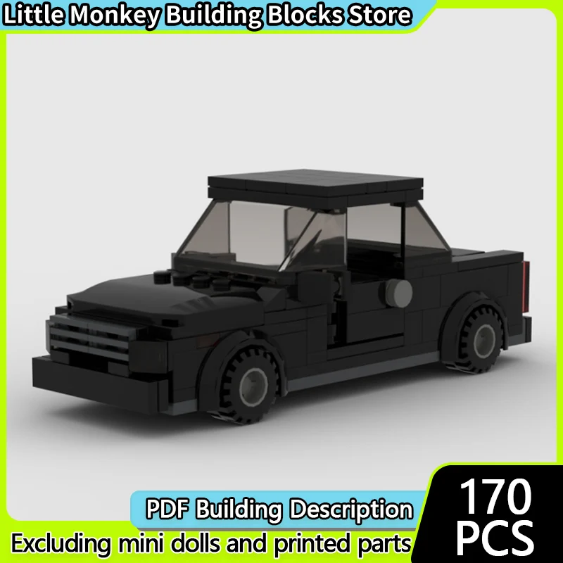 

Конструктор «Гоночный автомобиль» (модель MOC), классический представительский седан, модульная технология, развивающая игрушка для детей, подарок на праздник, набор для сборки