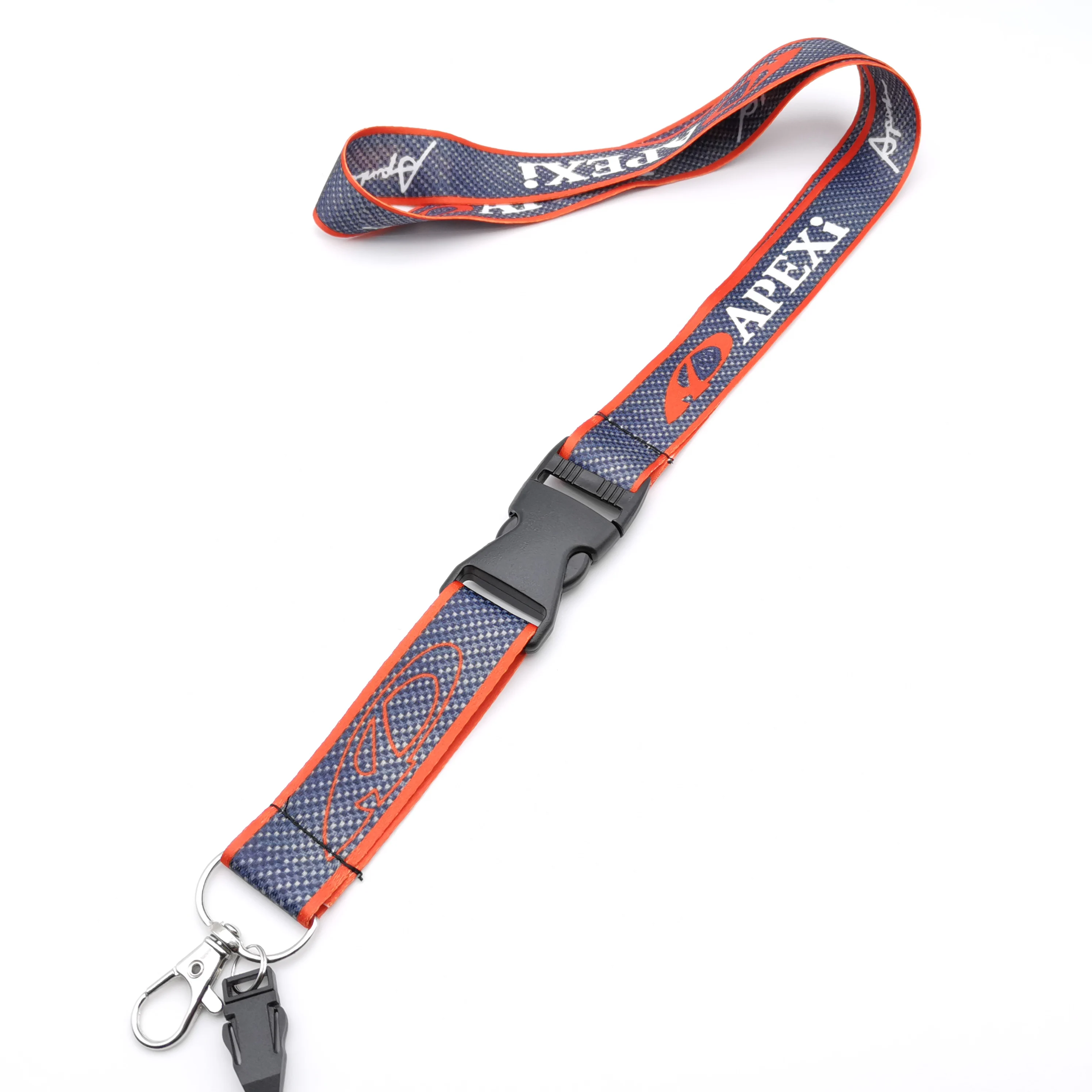 

JDM Style APEXI Logo Lanyard Keychain Cell Phone Key Hanging Neck Lanyard Keyring Motorcycl Auto Accessories