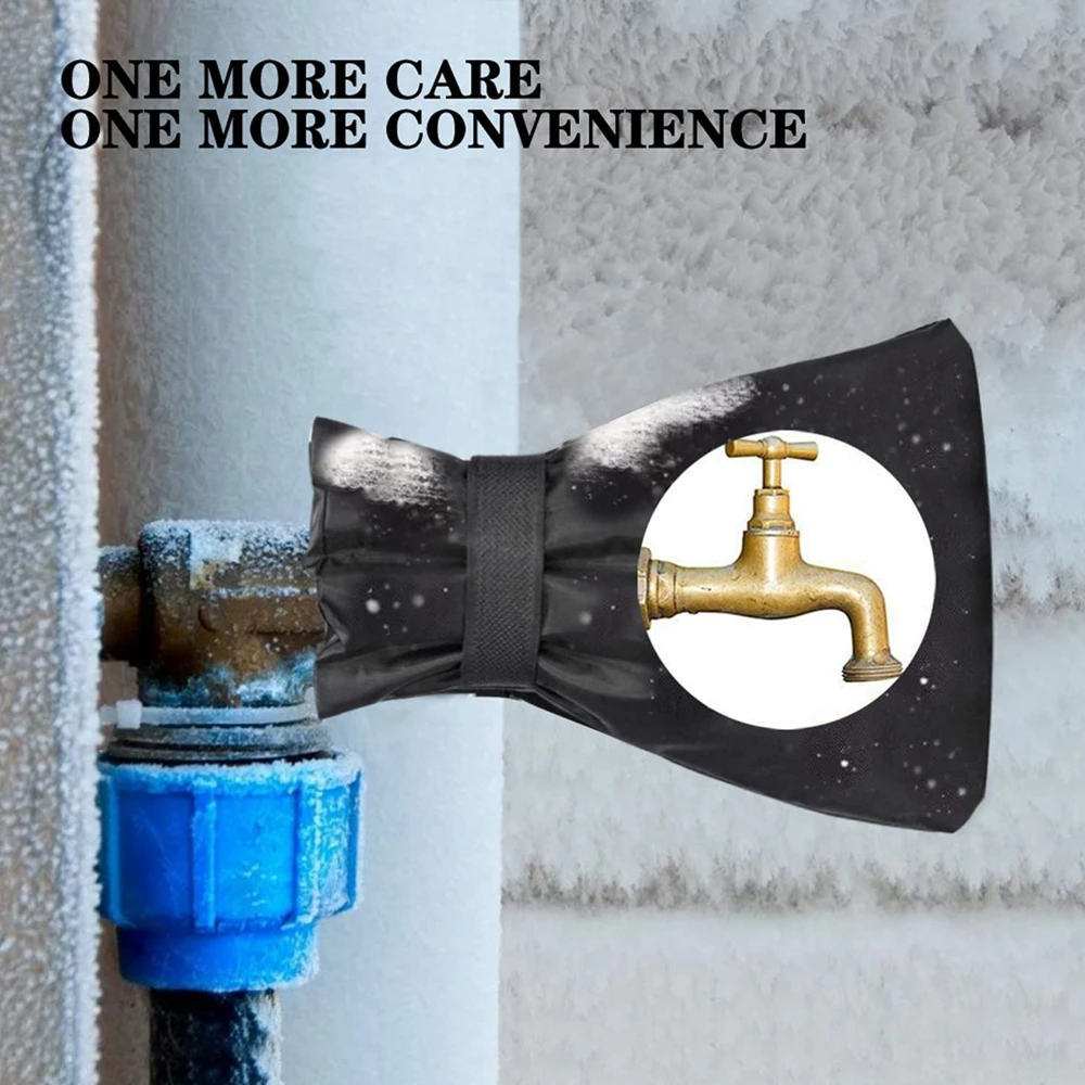 Winter Waterproof Outdoor Faucet Cover Outside Garden Faucet Freeze Protection Sock Reusable Tap Protector 1/2/4pcs