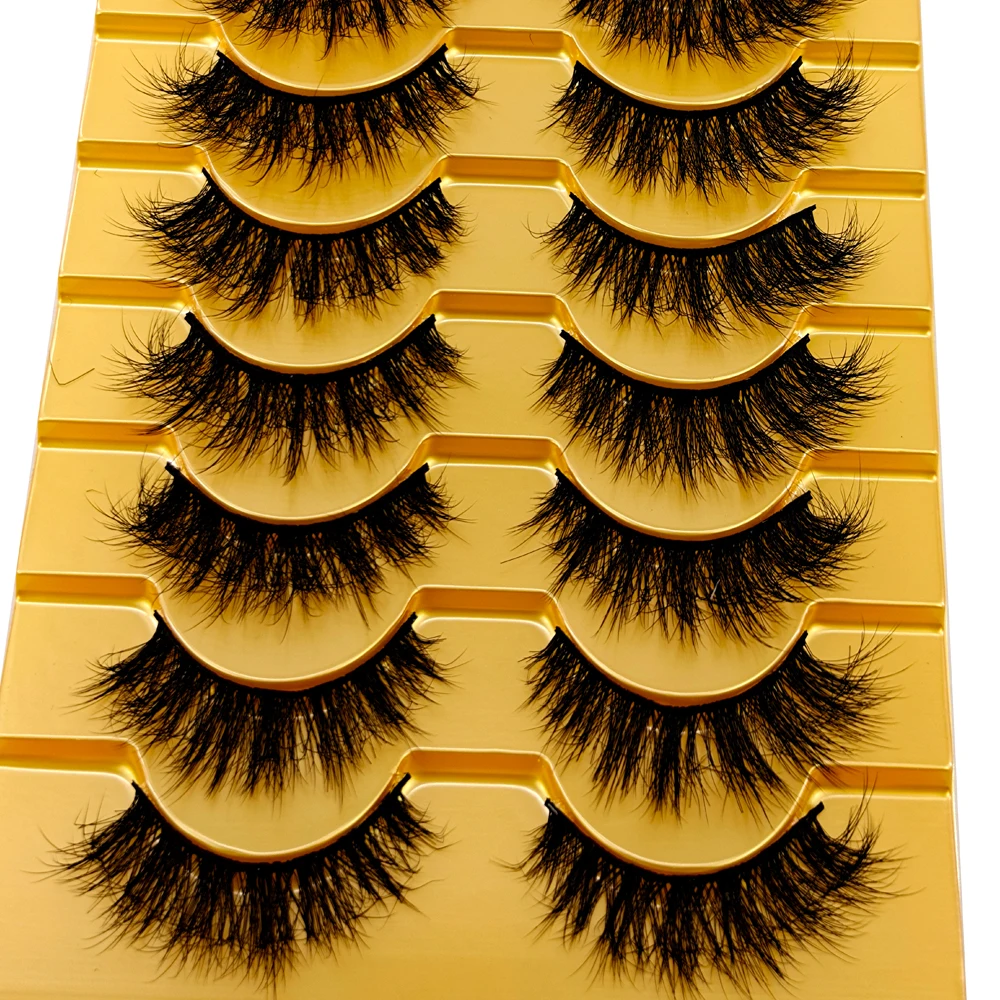 38 Stile 10 Paar Natürliche Lange 3D Nerz Falsche Wimpern Make-up-Set Nerz-Wimpernverlängerung Kurze Wimpern – Detail 32