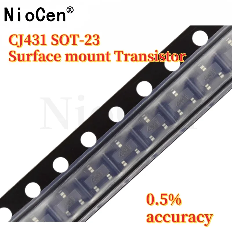 

（10pcs）CJ431 SOT-23 SMT transistor original TL431 0.5% precision voltage regulator circuit