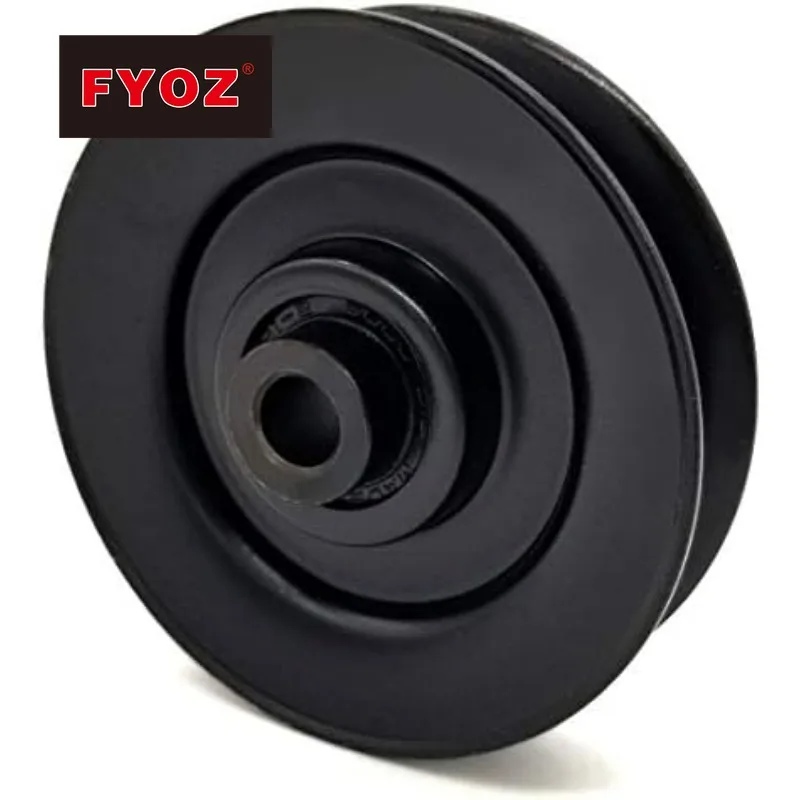 Steel V-Groove Idler Pulley 2-5/8 Inch Dia 5/16 Inch Bore for Toro 1198822 Replacement Part