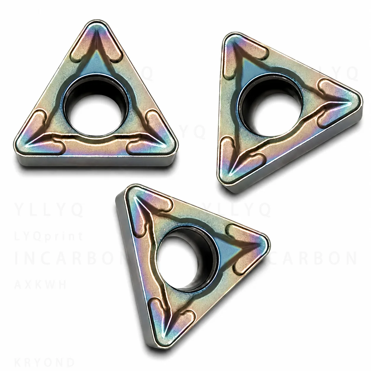 10PCS TCMT090204 TCMT110204 TCMT16T304 Carbide Turning Inserts CNC Lathe Tool For Stainless Steel Cast Iron Hardened Steel
