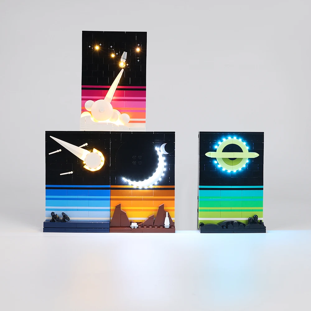 EASYLITE LED Kit For 21340 Ideas Tales of the Space Age Building Blocks Bricks Toys Gift Lamp Light Set No Model