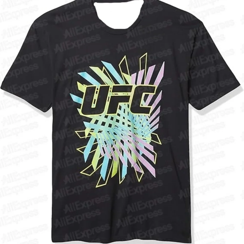 

UFC 2025 Лидер продаж, летняя футболка для экстремальных видов спорта, бокса, соревнований, энтузиастов, футболка с круглым вырезом, повседневные быстросохнущие топы с короткими рукавами