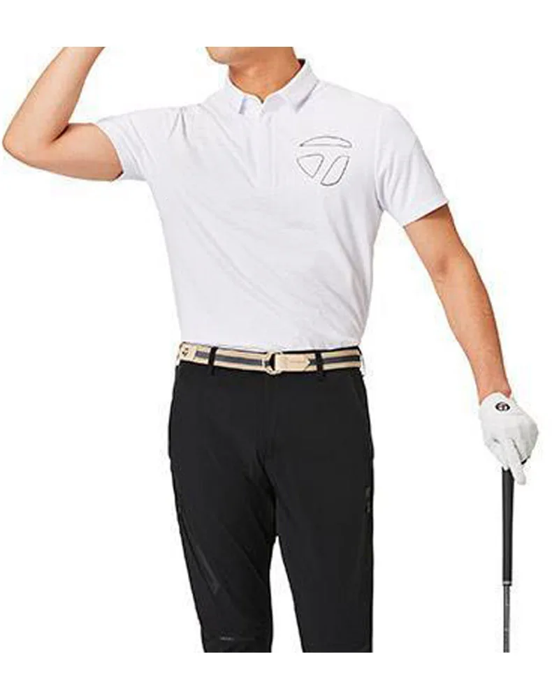 

Men's Golf Polo Shirt, Quick-Dry Moisture-Wicking Stretch Fabric, Breathable Outdoor Sportswear Short Sleeve Top
