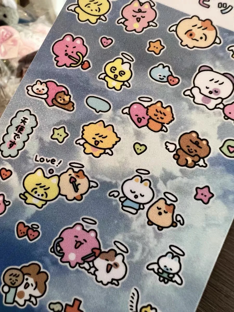 Маленькие Мультяшные милые наклейки DIY Ручная наклейка