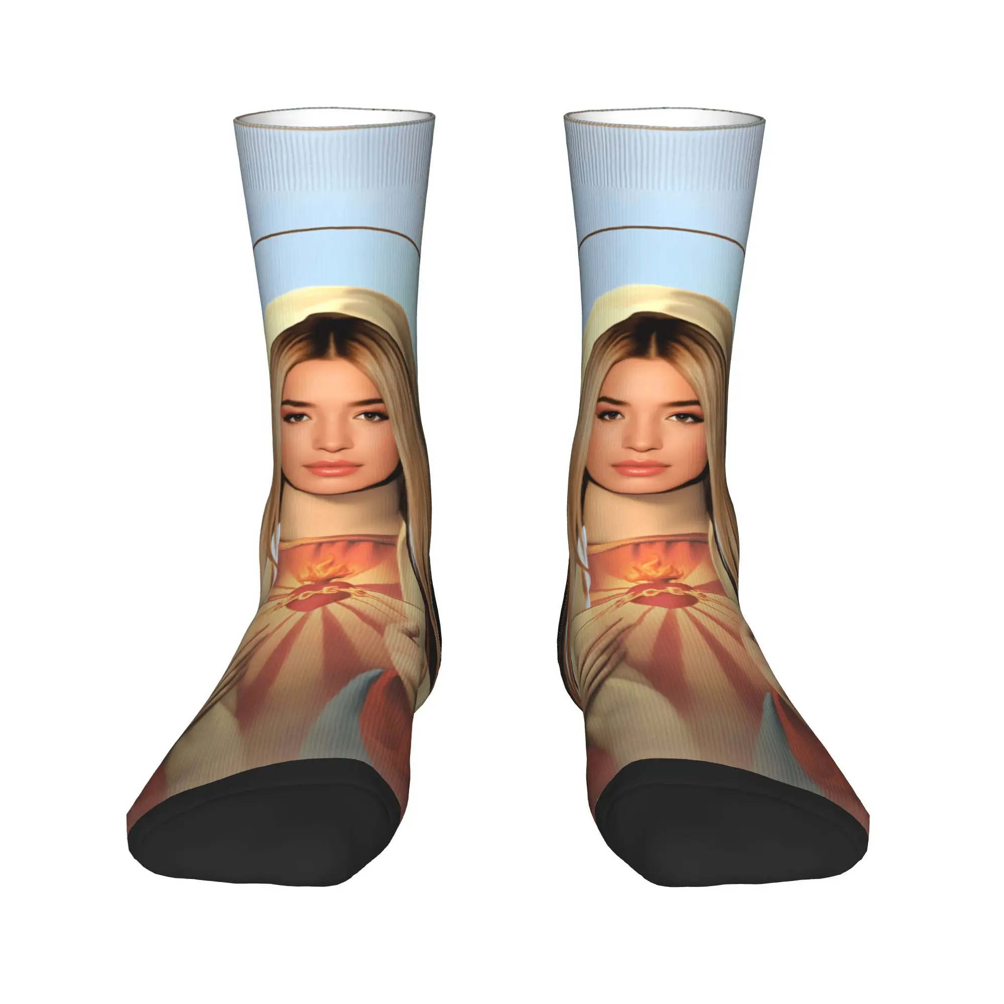 L-Lolas I-Indigos Cantor Espanhol santo Meias Casal Meias Respiráveis Harajuku Meias Primavera Anti Skid Meias Personalizadas Presente