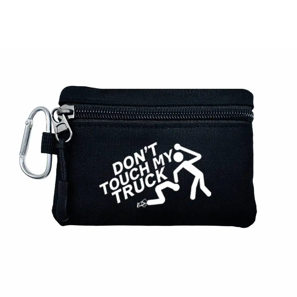 Cartoon Illustration Mini Coin Purse Portable Outdoor Storage Pouch Mini Wallet for Keys Cards Earphones Men Women Holiday Daily