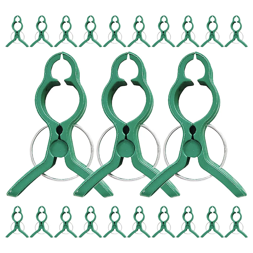 

60pcs Plant Clips Garden Climbing Vine Clamps Tomato Clips Durable Plastic Tomato Grafting Stakes Trellis