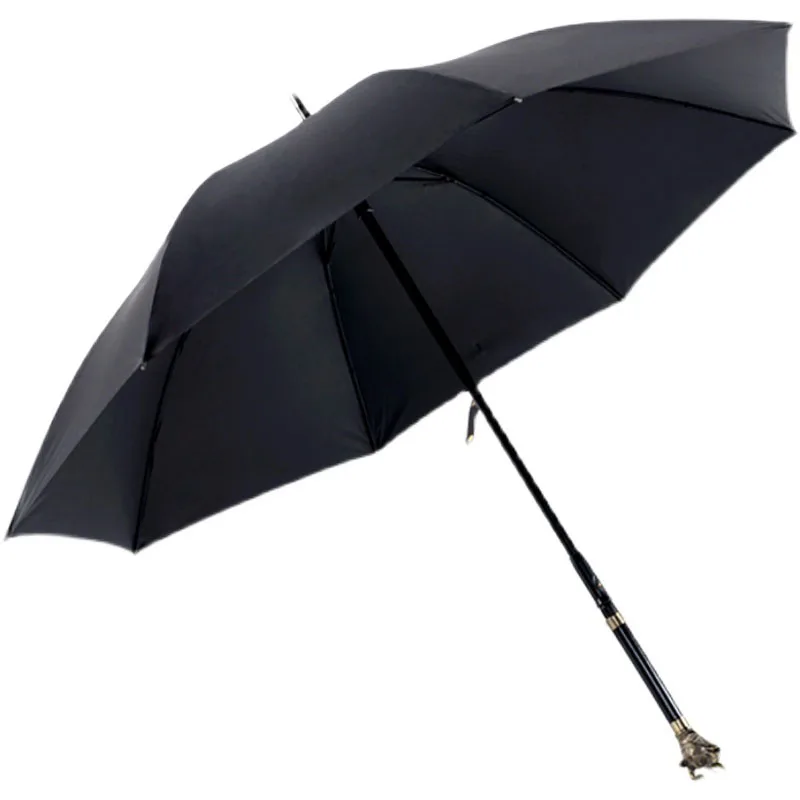 Black Gift For Mans Cheap Classic Heavy Rains Gifts Strong Umbrella For Cars with Long Handle Paraguas Household Merchandises