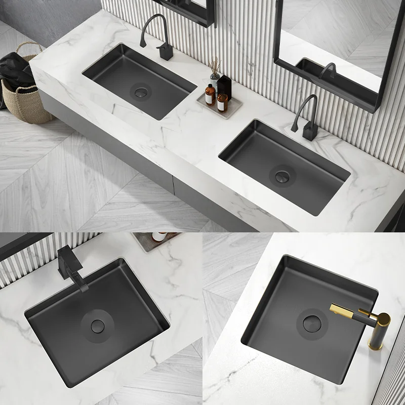 

Wash Basin Home Bathroom Embedded Drop-in Sink Basin Balcony Washbasin Inter-Platform Basin