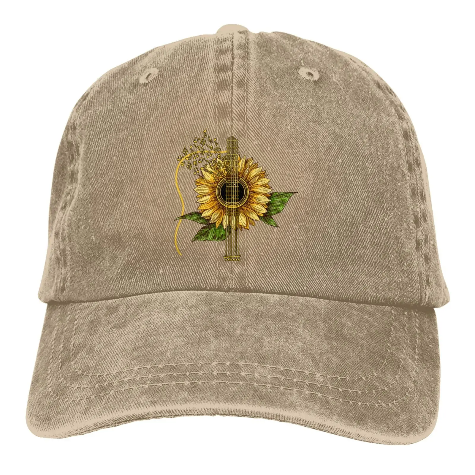 

Sunflower Pineapple Music Baseball Cap Golf Dad Hat Adjustable Original Classic Low Profile Cotton Hat Men Women Hat Daily Wear