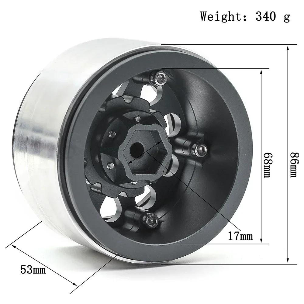 Rc jeep CNC aluminiowy 2.9 \