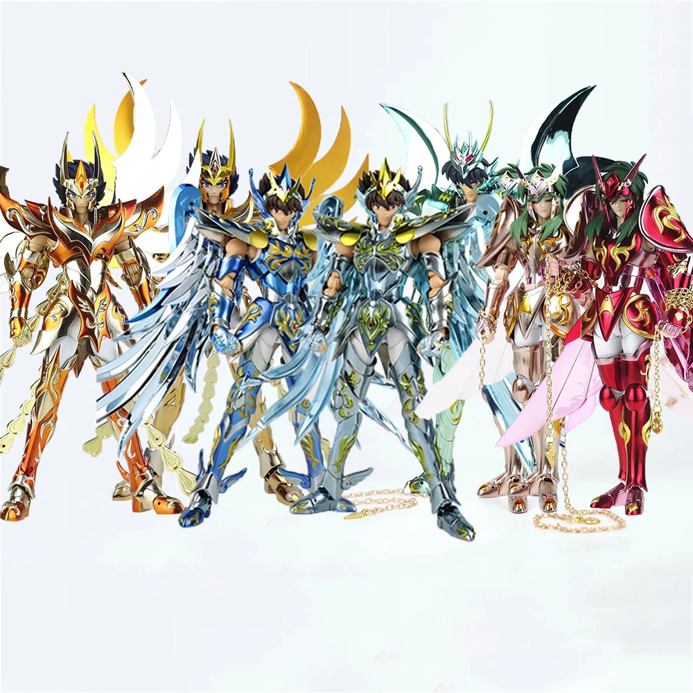 In Stock GT Saint Seiya Myth Cloth EX God Cloth Cygnus Hyoga Dragon Shiryu Andromeda Shun V4 Knights of the Zodiac Action Figure