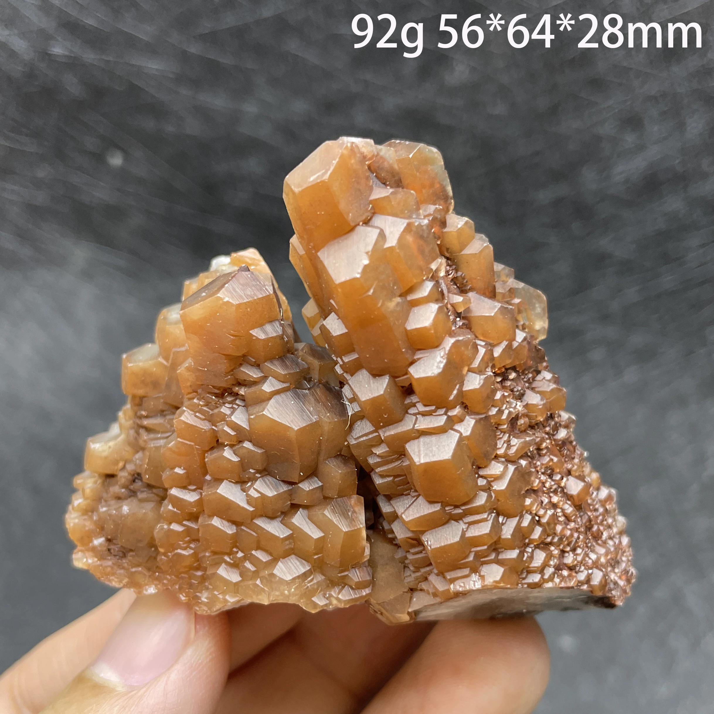 الحجر الطبيعي الماس الأحمر الكالسيت الكريستال عينة معدنية تعليم الكوارتز الخام الصخور الديكور شفاء هدية #2