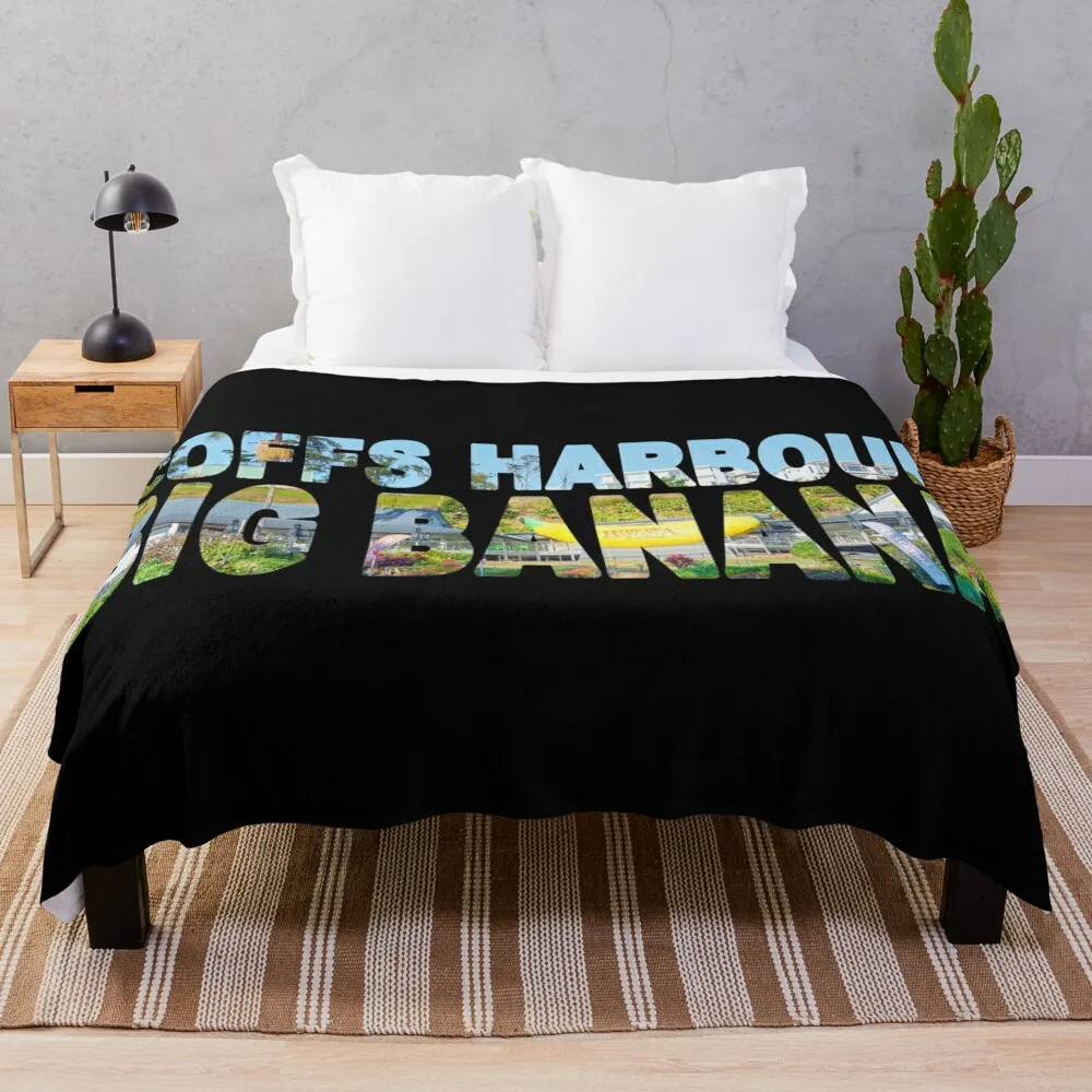 COFFS HARBOUR BIG BANANA - NSW Australia Amusement Park Throw Blanket Soft Plush Plaid Luxury Brand Sleeping Bag Blankets