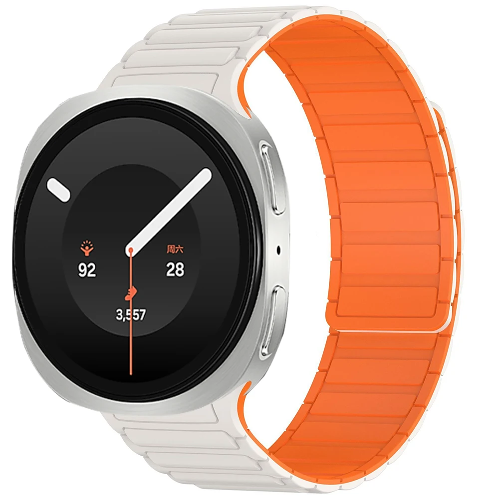 Sport Silicone Strap for Samsung Galaxy Watch 9/8/8 Classic 44mm 40mm  46mm Magnetic Wristband Galaxy Watch 9/8 Bracelet Band