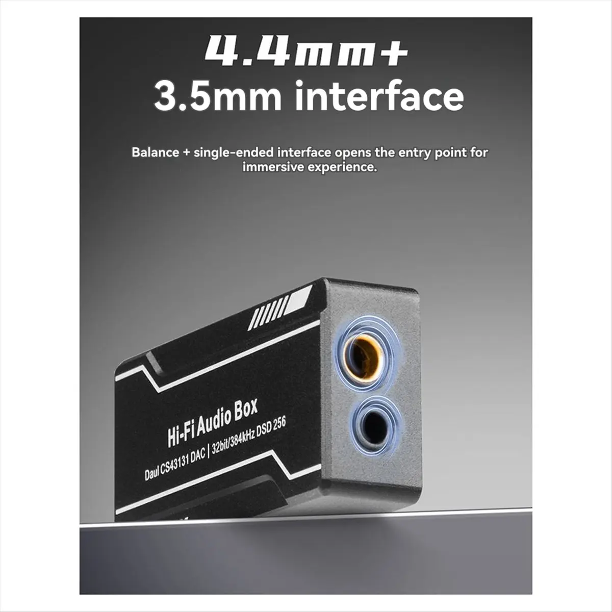 BEST CHOICE）Headphone Amplifier Small Tail Lossless Decoding Headphone Amplifier Balanced Fever HIFI Portable Audio Decoder