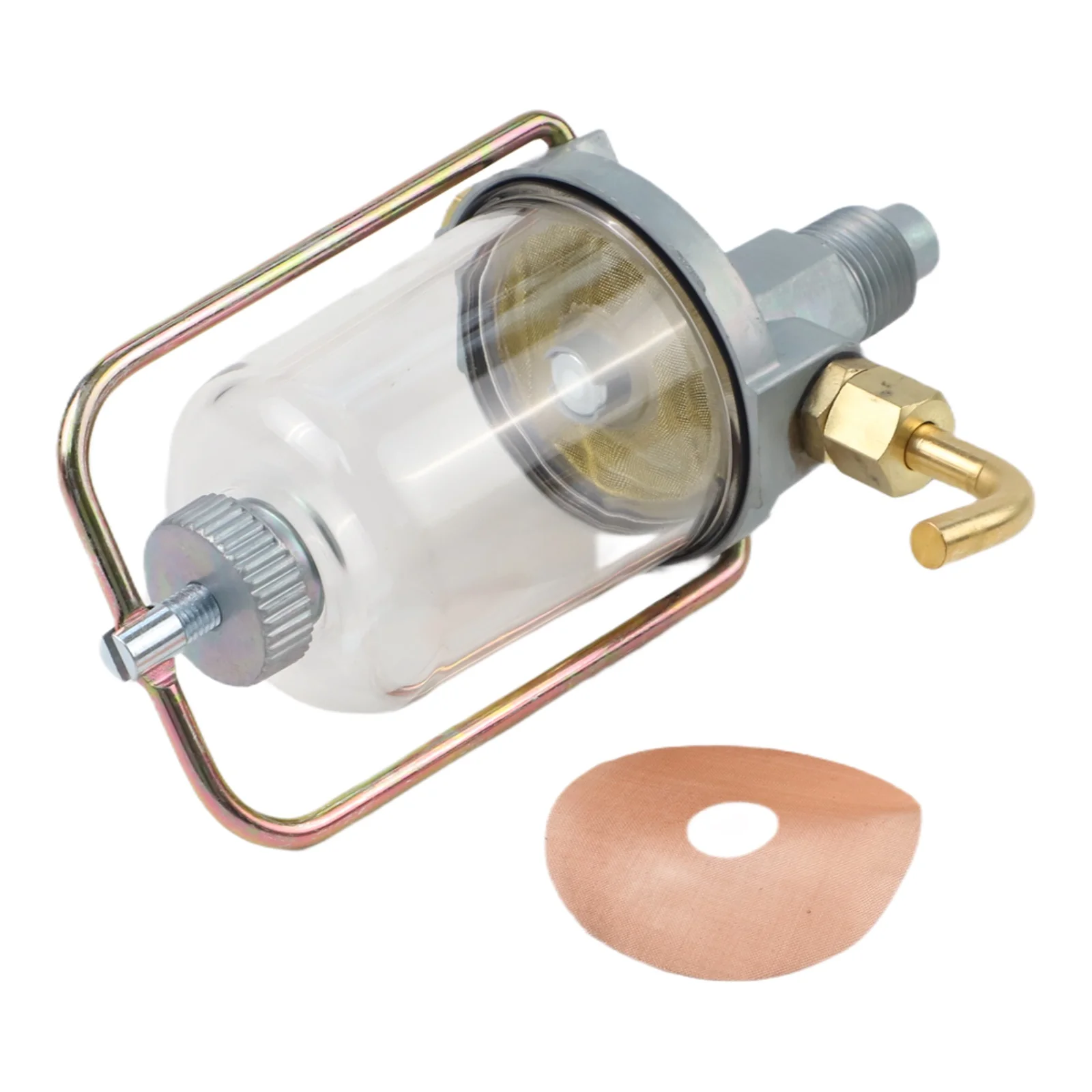 Fuel Sediment Bowl Assembly 370832R91 For IH For Farmall H M 350 400 450 I6 Tractor Fuel Sediment Bowl Glass Gas Strainer