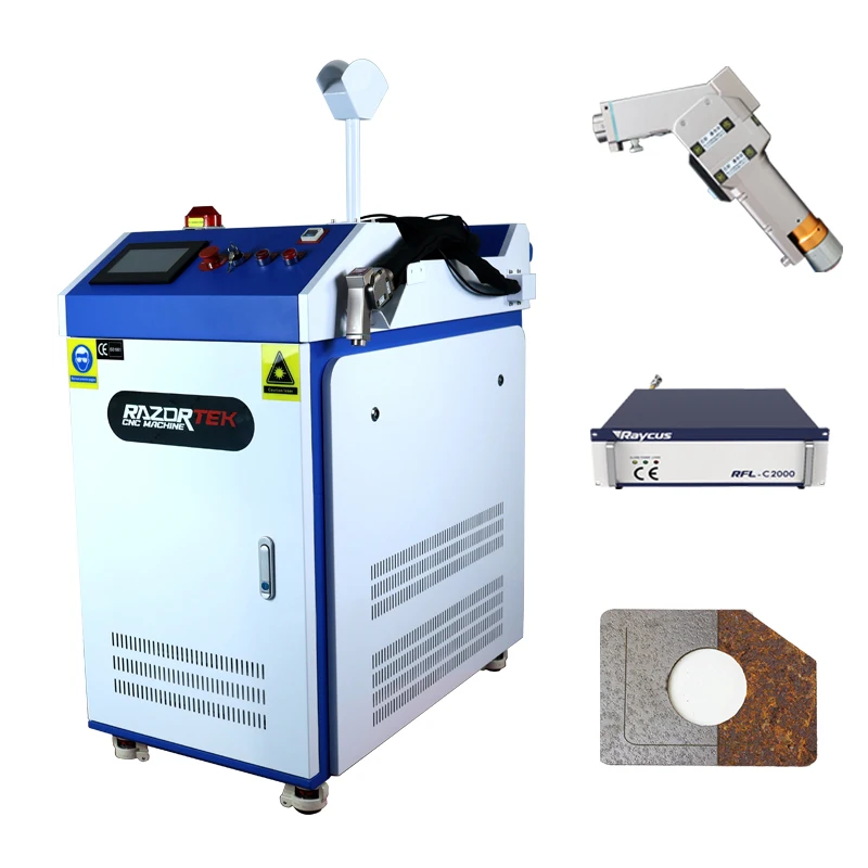 

Hot Selling Rust Remover Metal Surface Laser Cleaner 1500w 2000w 3000w Raycus Generator Fiber Laser Cleaning Machines