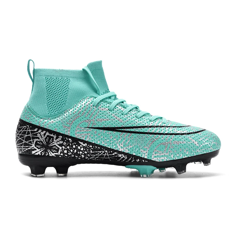 New Men Football Boots Non-Slip High-quality Soccer Shoes Grass Cleats High-top Futsal Sneakers Match Indoor Hot-selling Outdoor