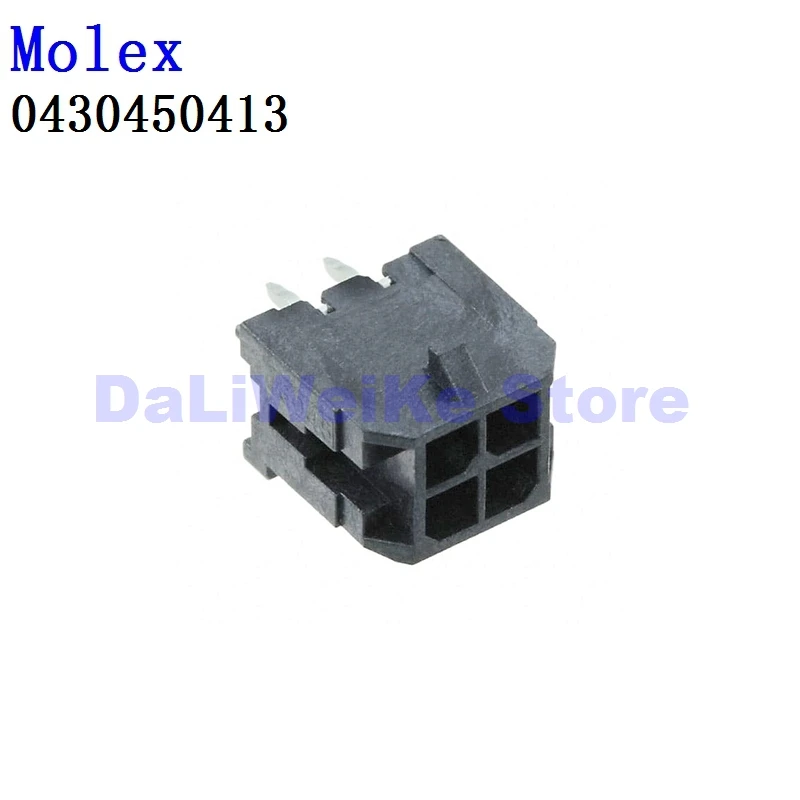 

10PCS 0430450413 430450413 43045-0413 0430450418 Molex 4P 3.0mm Black Connector