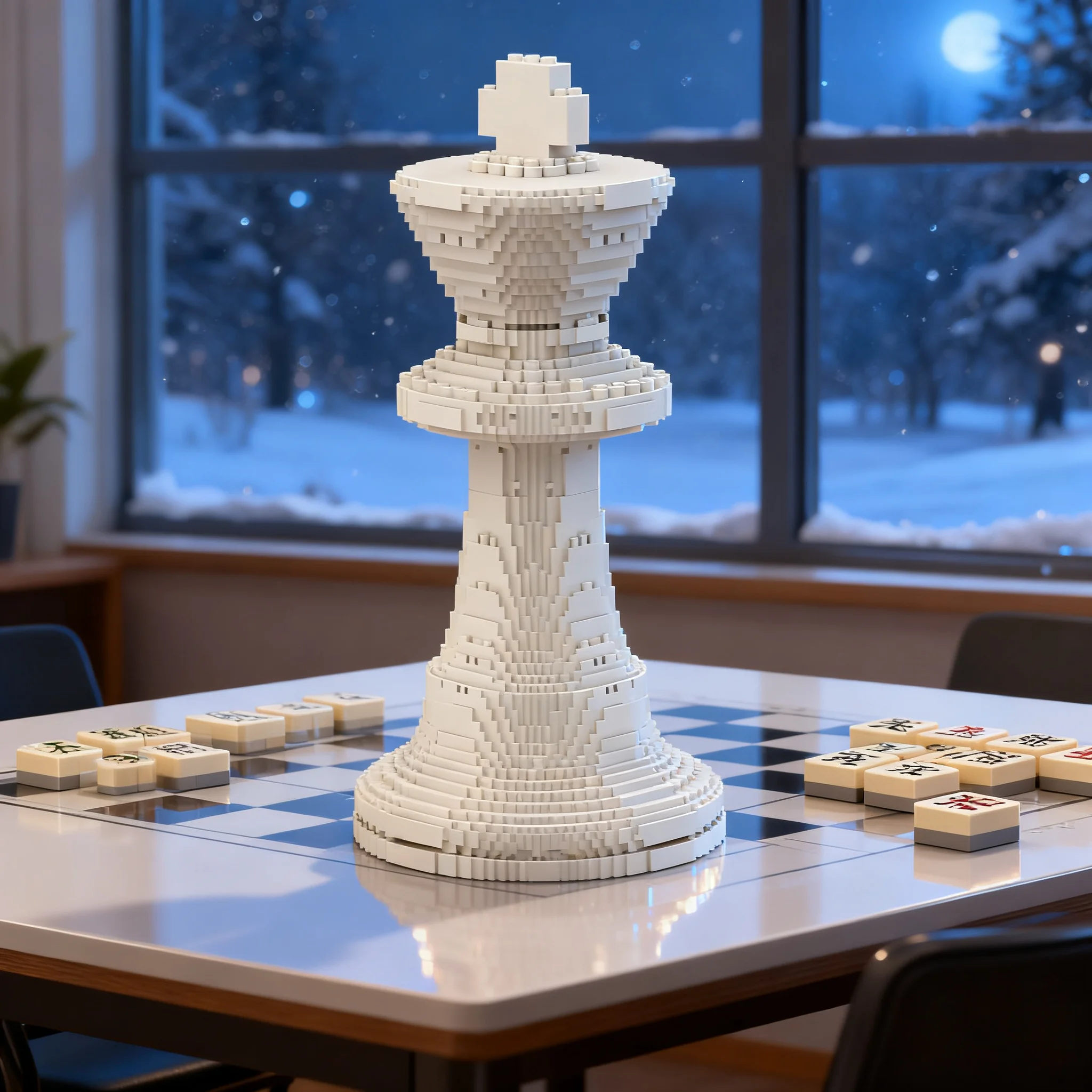 7810pcs MOC Chess Piece King Model Building Blocks Architecture Creative Assemble DIY Birthday Education Christmas Gift Toys