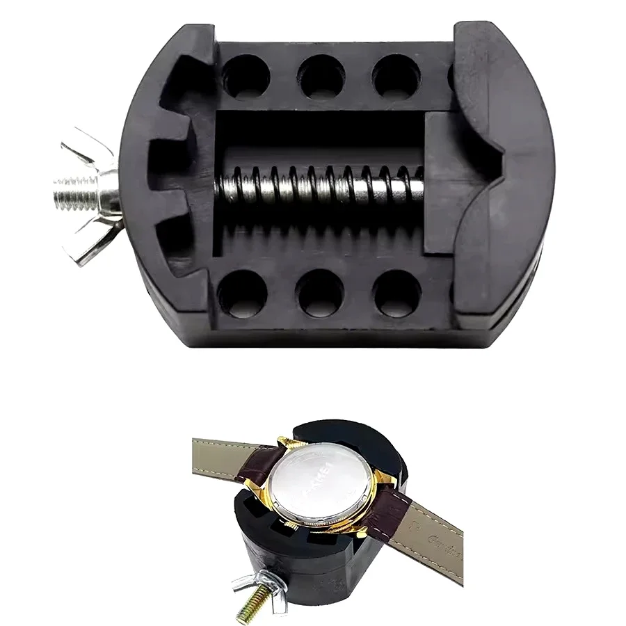 Watch Opener Stand Fixing Holder for Case Repair Watchmaker Tool Ellipse-shaped Back Cover Press Closer Remover Fixing Holder