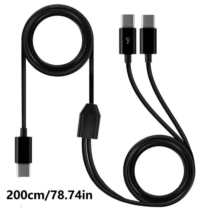 USB C Splitter Cable Multi USB C to USB C Cable 2/4/6 Type C Male Charger Cable for Android Samsung Tablet and TypeC Device