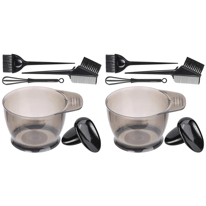 

【HAND TOOL】15 Pcs Professional Hair Dyeing Tool, Suitable For Salon And Home Hair Dyeing Brush Comb, Coloring Bowl, Dye Mixer Bl