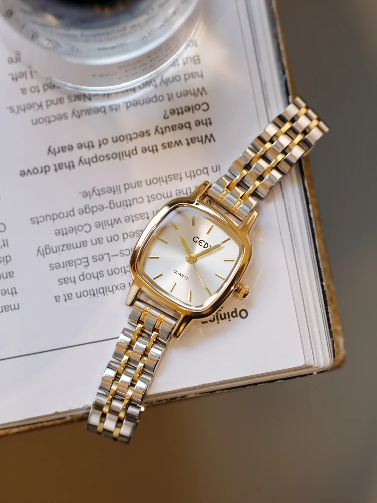 

Elegant ladies watch 2025 new style watch female student small dial square watch ladies luxury high-end birthday gift woman