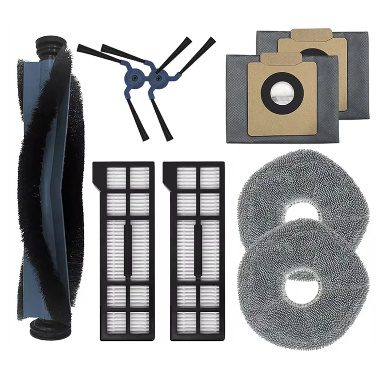 X11A For Eufy X10 Pro Omni / T2351 Robot Vacuums Roller Side Brush Hepa Filter Mop Rag Dust Bag Accessory Spare Part