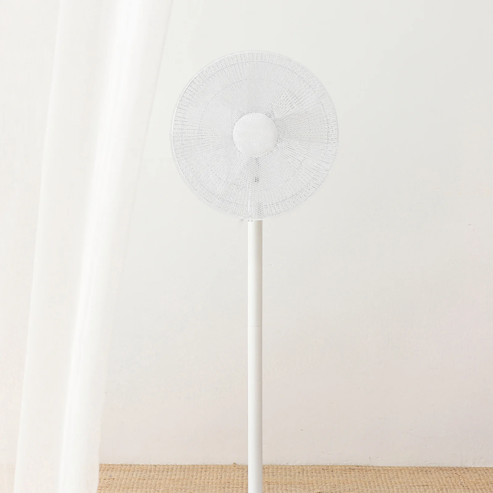 

45Cm Electric Fan Safety Cover Mesh Protector for Kids Childproof Fan Guard Washable Lightweight Dust-Resistant Stretchable