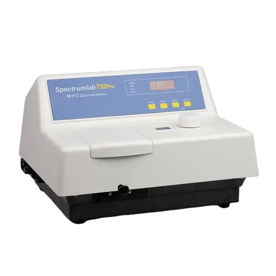 High quality and hot seal Laboratory 752 Pro UV-Vis Spectrophotometer 2nm bandwidth Spectrometer with cheap price